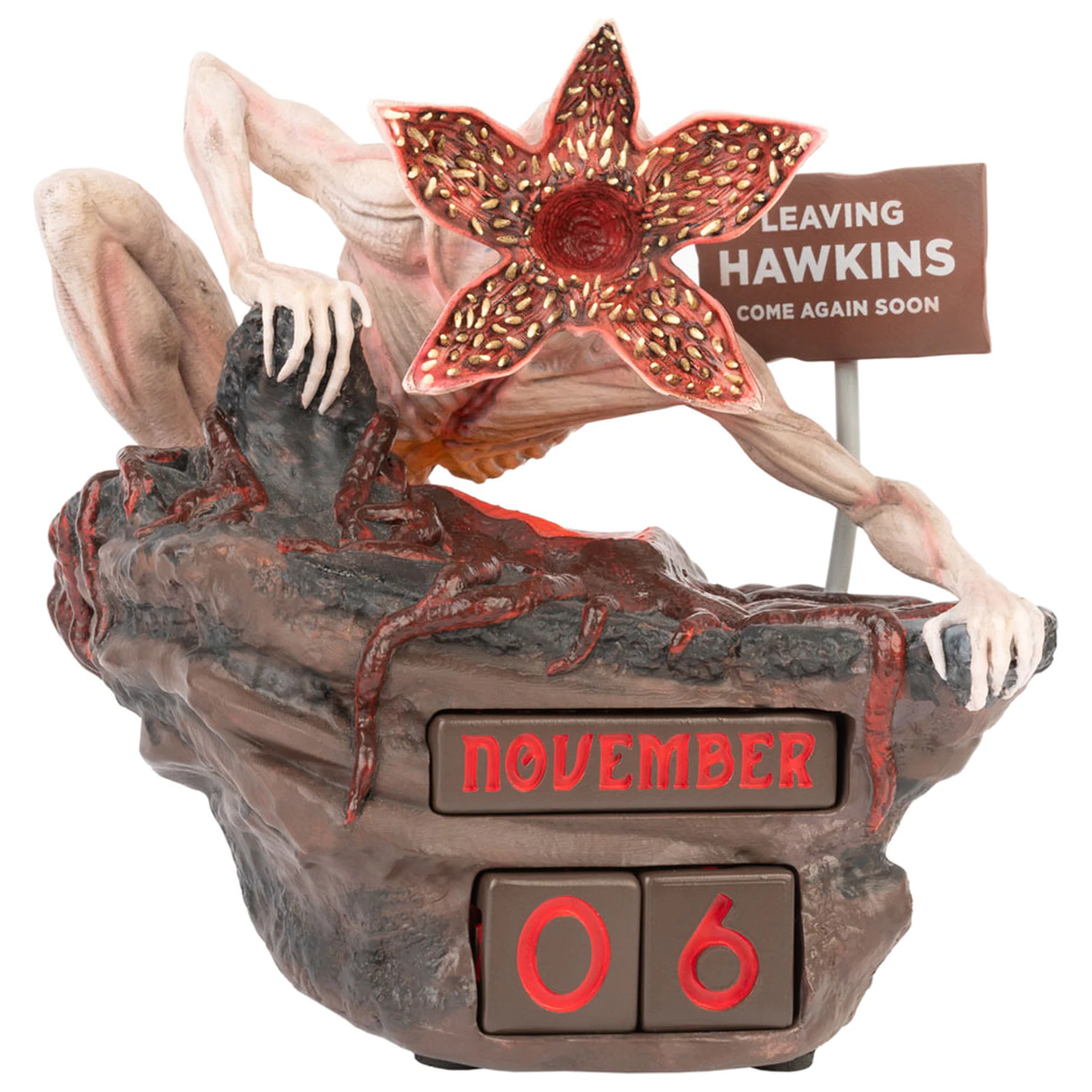 Stranger Things Demogorgon Kalendarz Wieczny 3D zdjęcie produktu