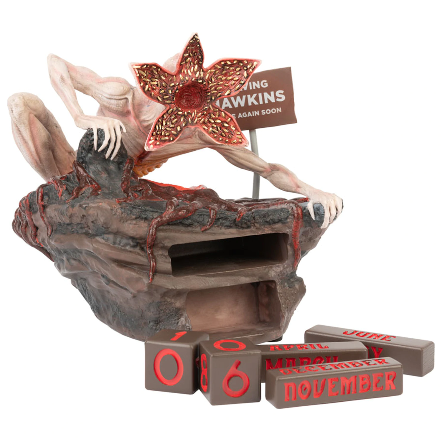 Stranger Things Demogorgon Kalendarz Wieczny 3D zdjęcie produktu