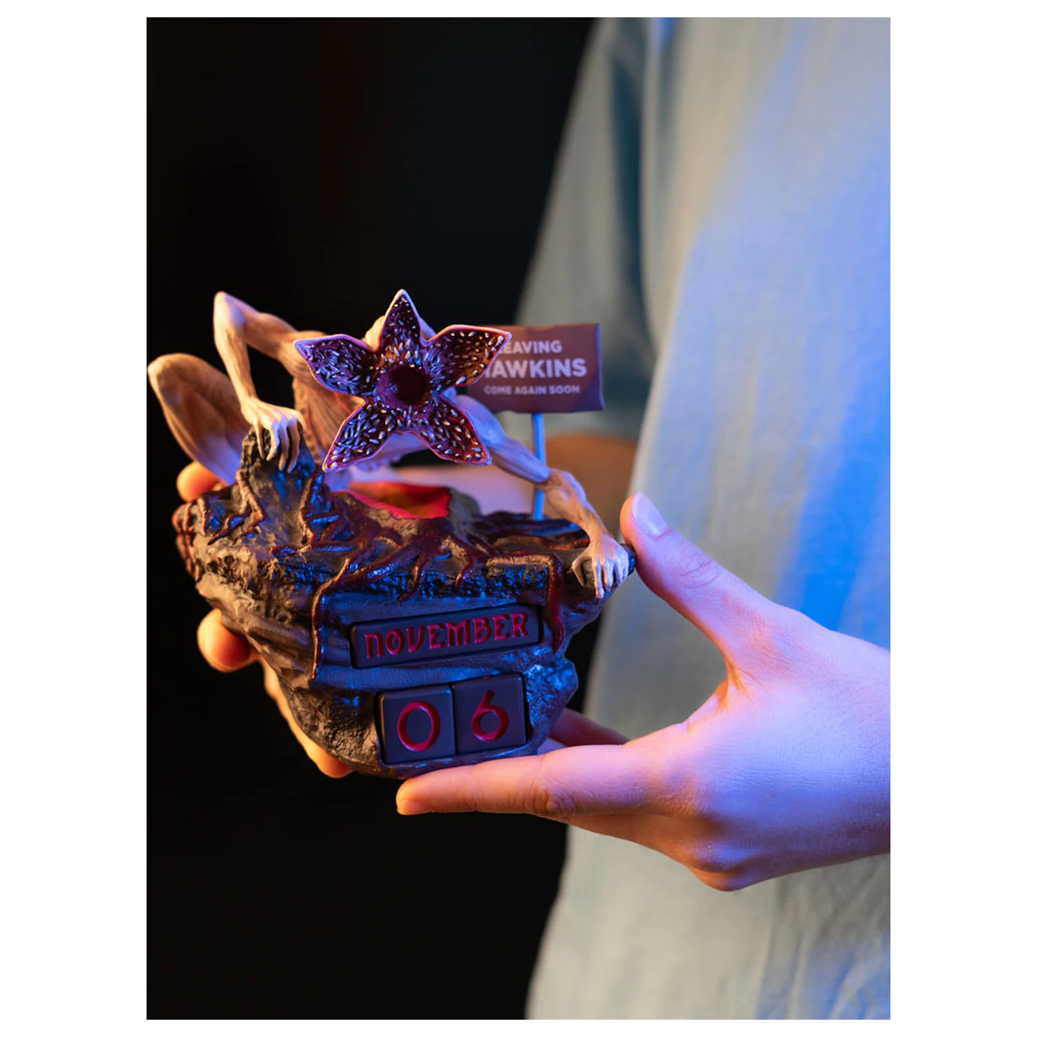 Stranger Things Demogorgon Kalendarz Wieczny 3D zdjęcie produktu