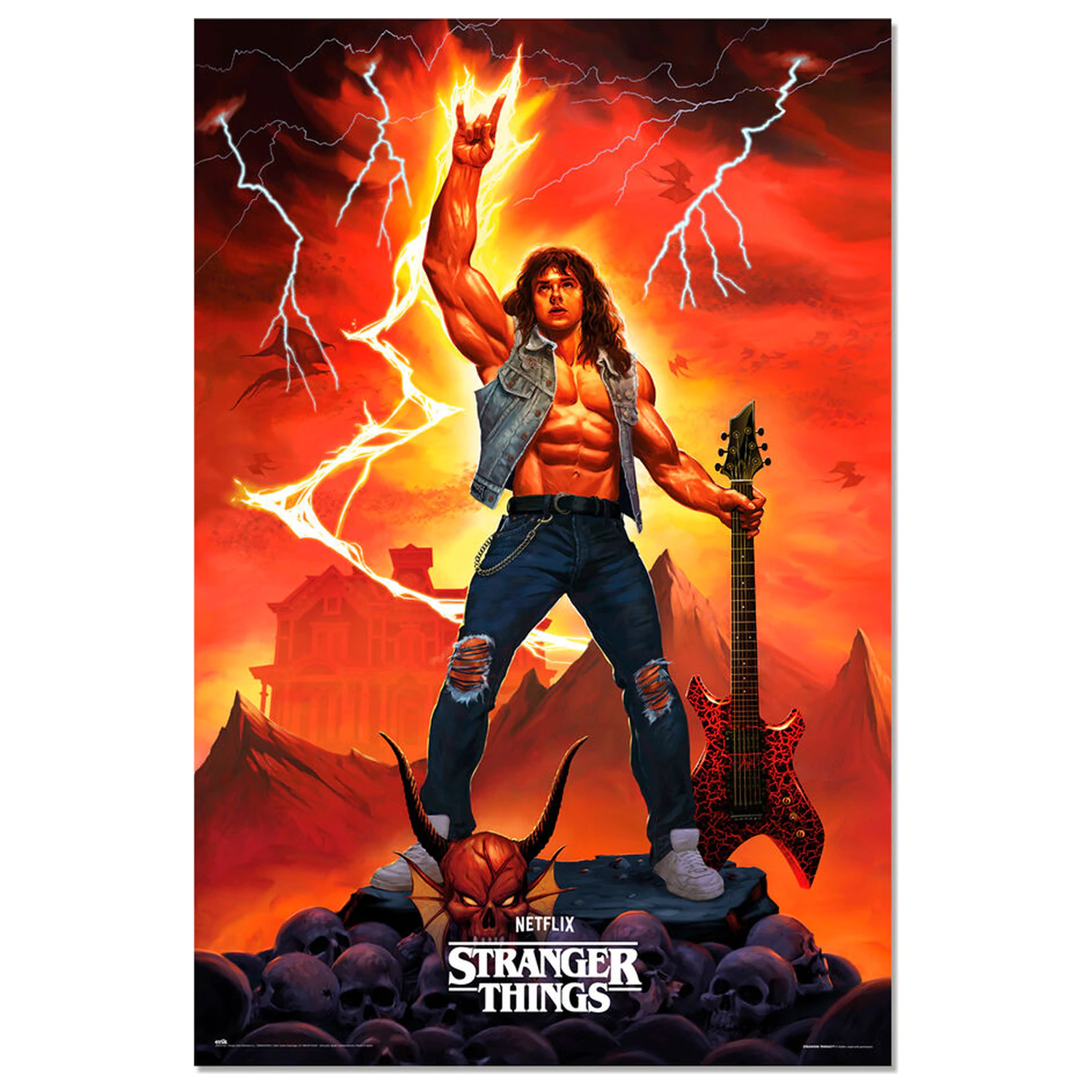 Stranger Things Eddie Munson plakat zdjęcie produktu