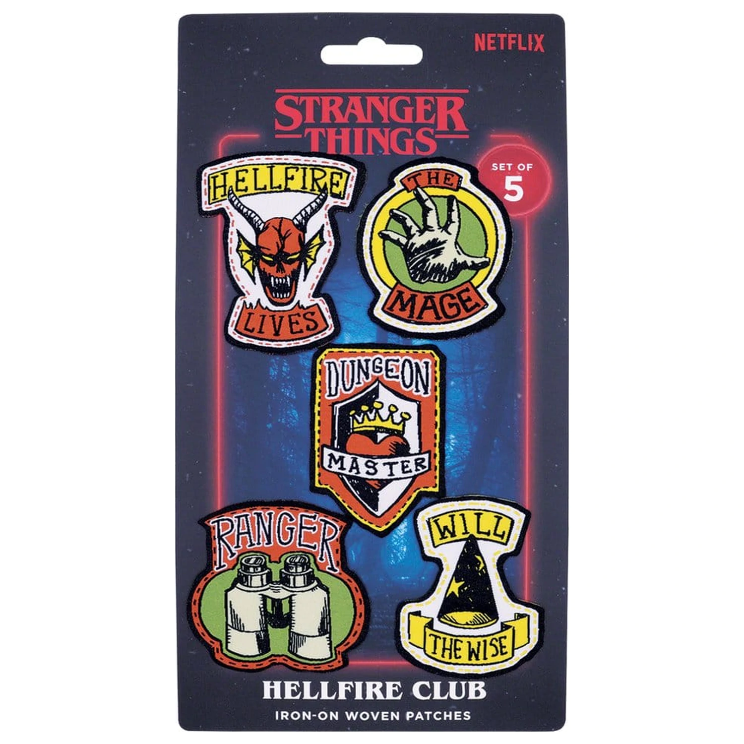 Stranger Things Zestaw 5 naszywek z tkaniny zdjęcie produktu