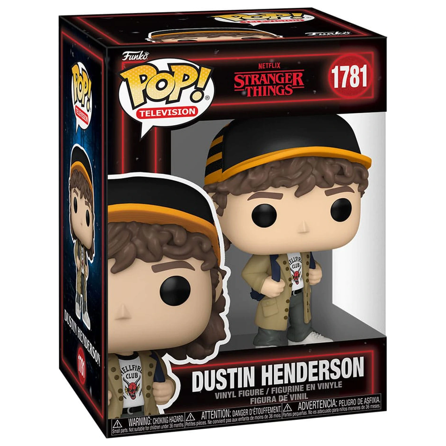 Stranger Things Funko POP! Television Figurki winylowe Dustin Henderson 9 cm [USZKODZONE OPAKOWANIE] zdjęcie produktu