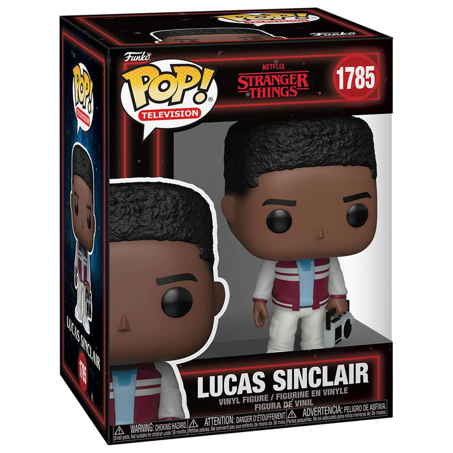 Stranger Things Funko POP! Television Figurka winylowa Lucas Sinclair z boomboxem 9 cm zdjęcie produktu