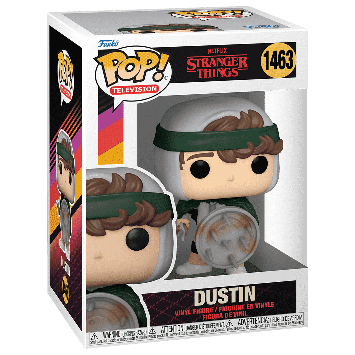 Stranger Things POP! TV Figurka winylowa Hunter Dustin z Tarczą 9 cm zdjęcie produktu