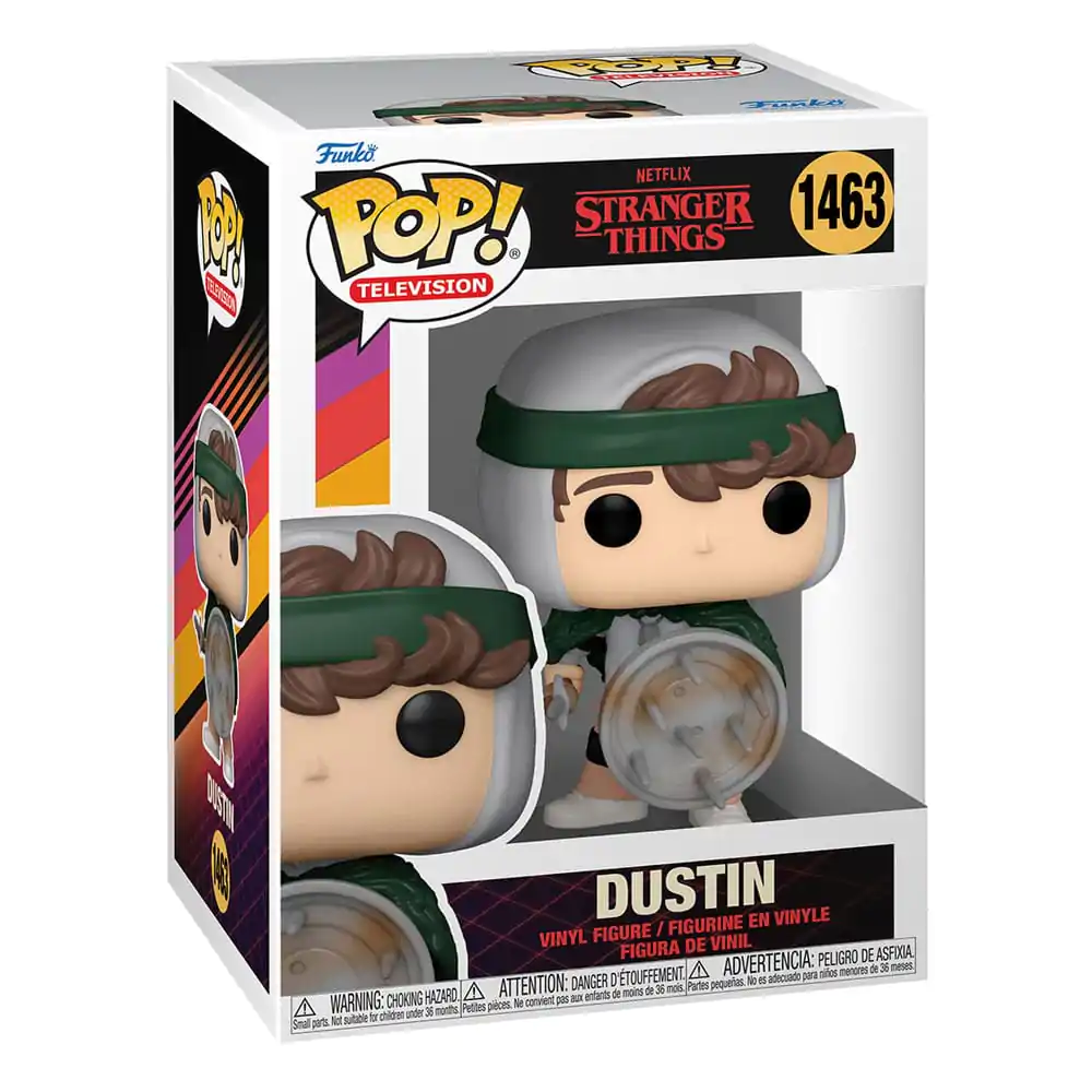 Stranger Things POP! TV Figurka winylowa Hunter Dustin z Tarczą 9 cm zdjęcie produktu