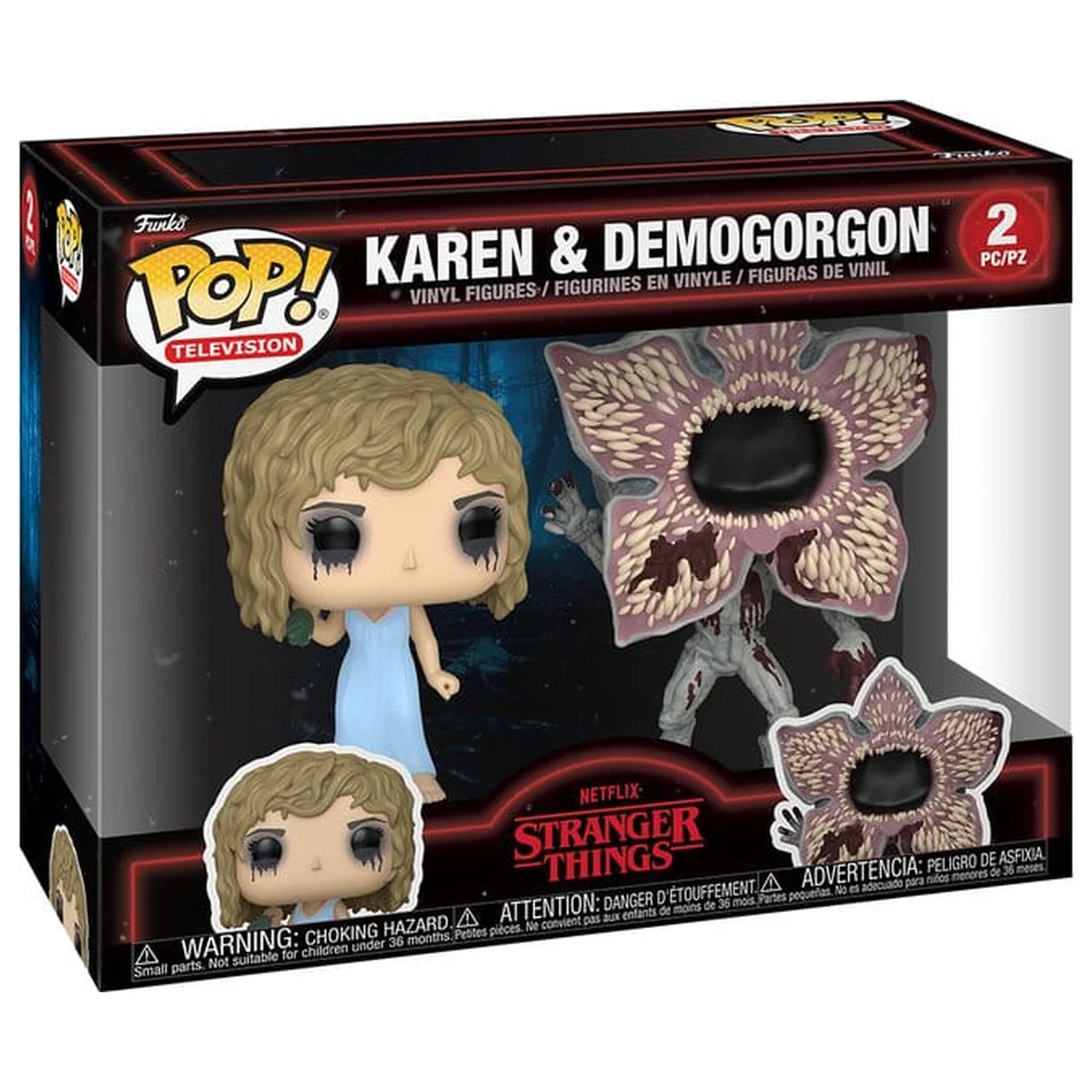 Stranger Things Funko POP! Winyl Figurki 2-pak Karen & Demogorgon zdjęcie produktu