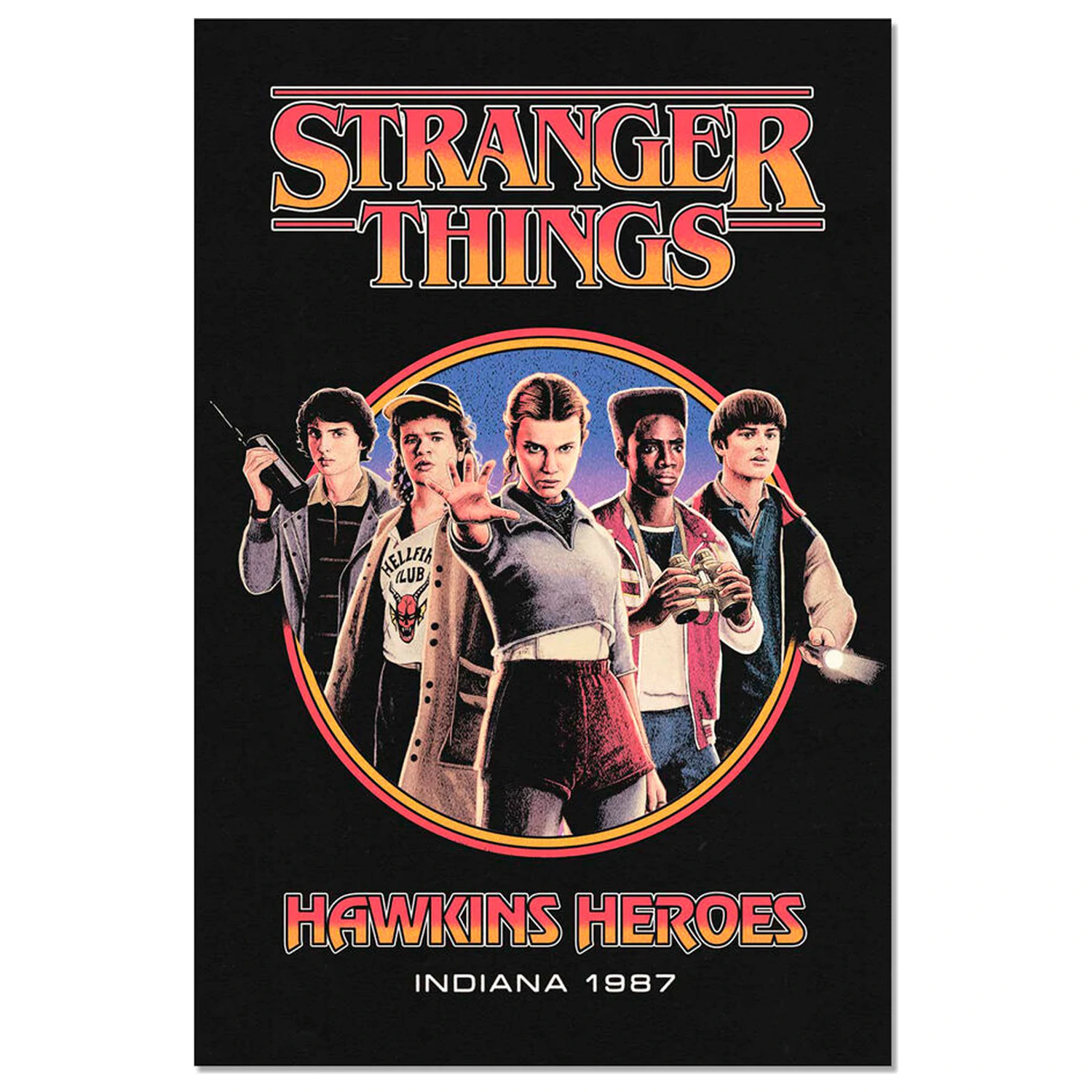 Stranger Things Hawkins Heroes plakat zdjęcie produktu