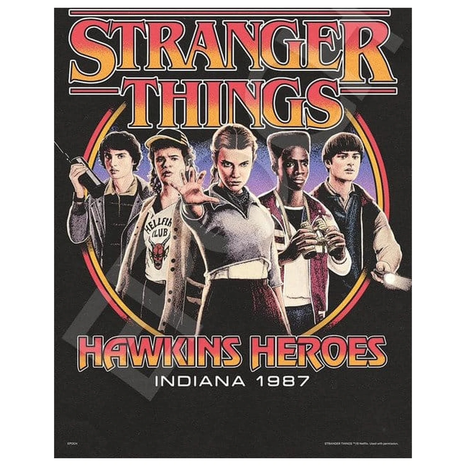Stranger Things puzzle 1000 elementów Hawkins Heroes zdjęcie produktu