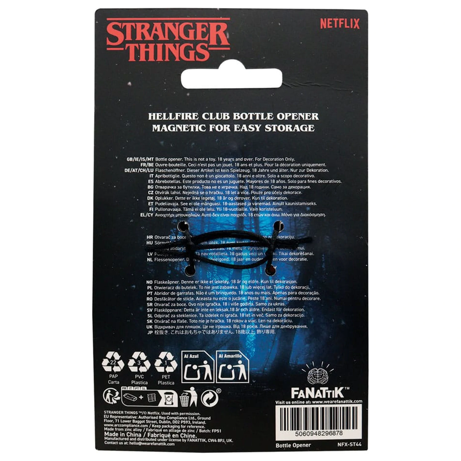 Stranger Things otwieracz do butelek Hellfire Club zdjęcie produktu
