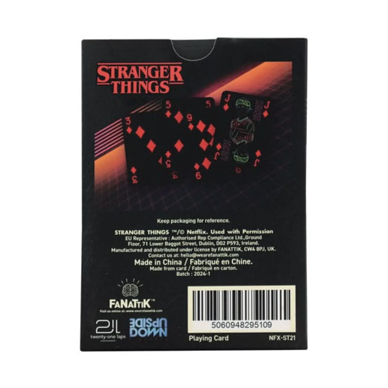 Stranger Things karty do gry zdjęcie produktu