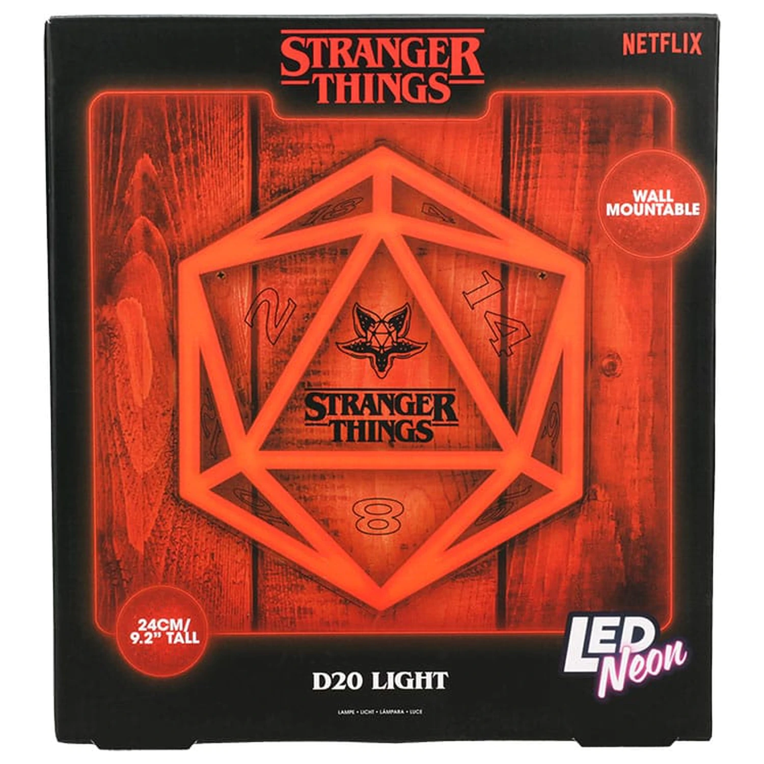 Stranger Things 5 LED Lampa ścienna Światło neonowe zdjęcie produktu