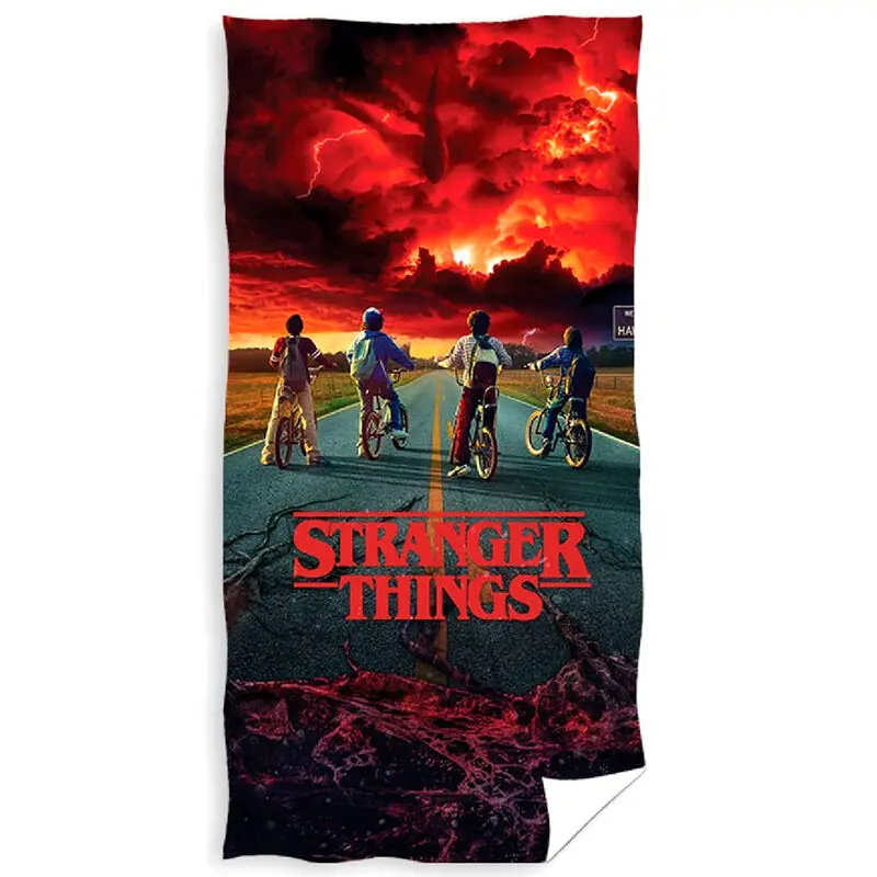 Ręcznik plażowy z mikrofibry Stranger Things zdjęcie produktu