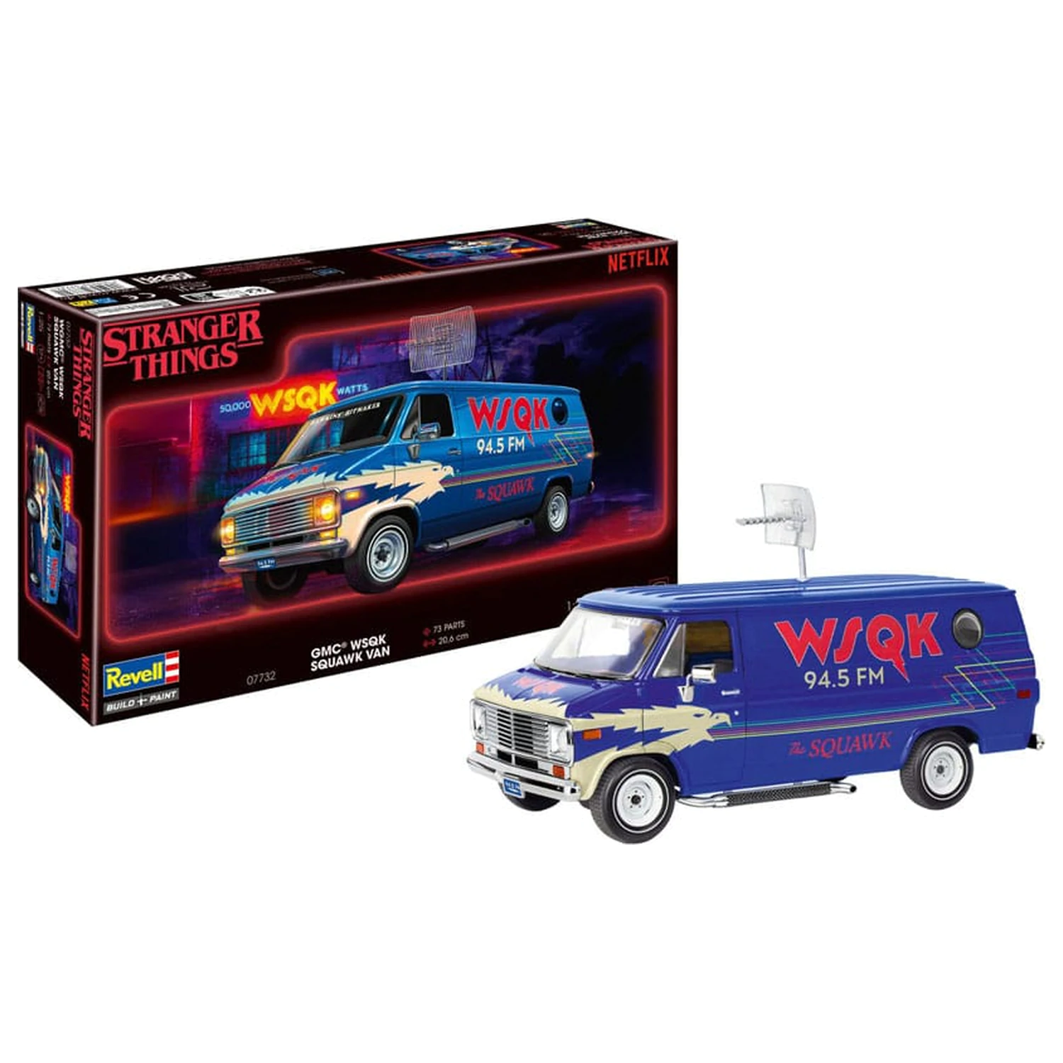 Stranger Things Zestaw modelarski 1/25 Squawk Van 21 cm zdjęcie produktu