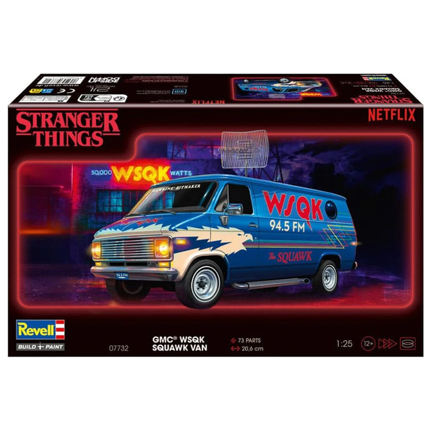 Stranger Things Zestaw modelarski 1/25 Squawk Van 21 cm zdjęcie produktu
