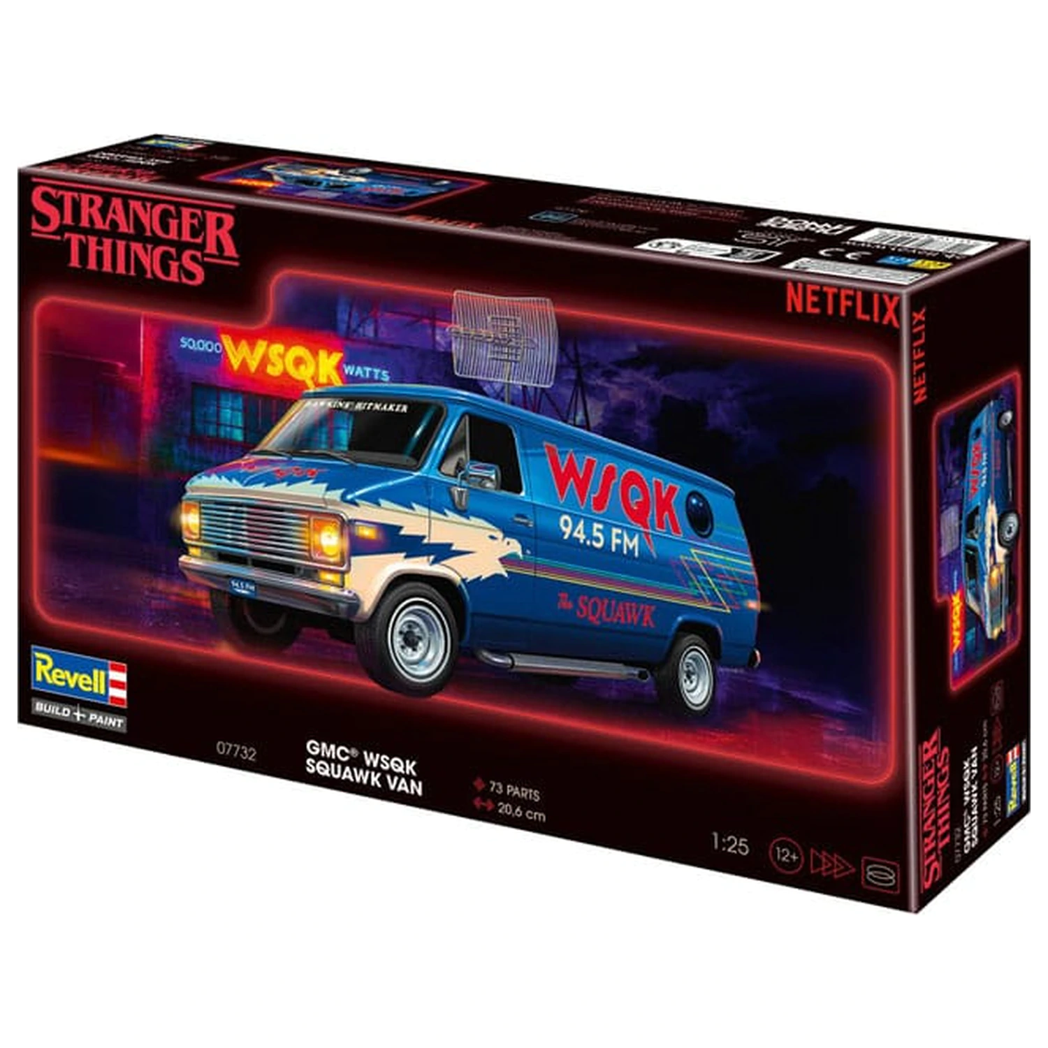 Stranger Things Zestaw modelarski 1/25 Squawk Van 21 cm zdjęcie produktu