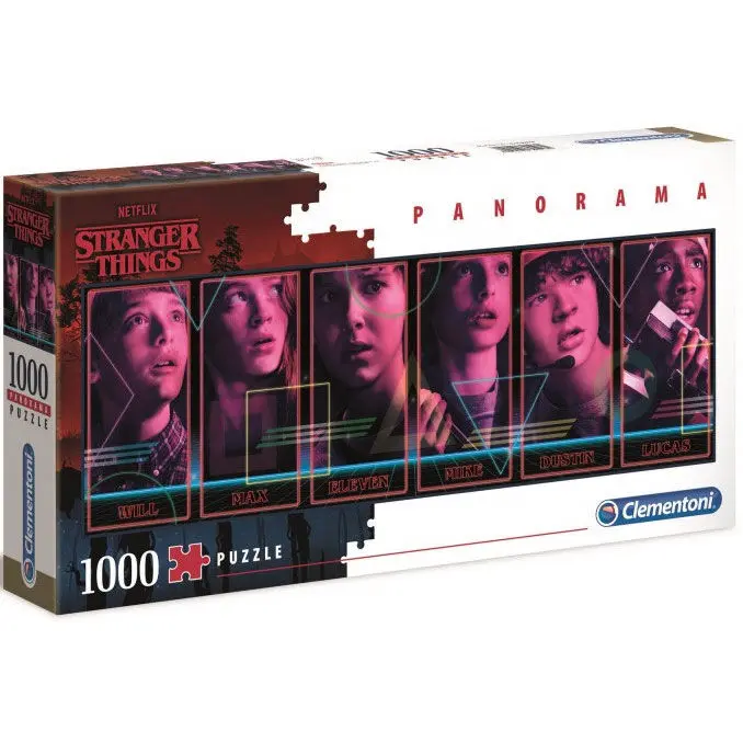 Puzzle Panorama Stranger Things: Postacie zdjęcie produktu