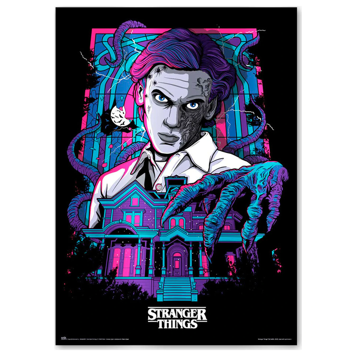 Stranger Things plakat luminescencyjny zdjęcie produktu