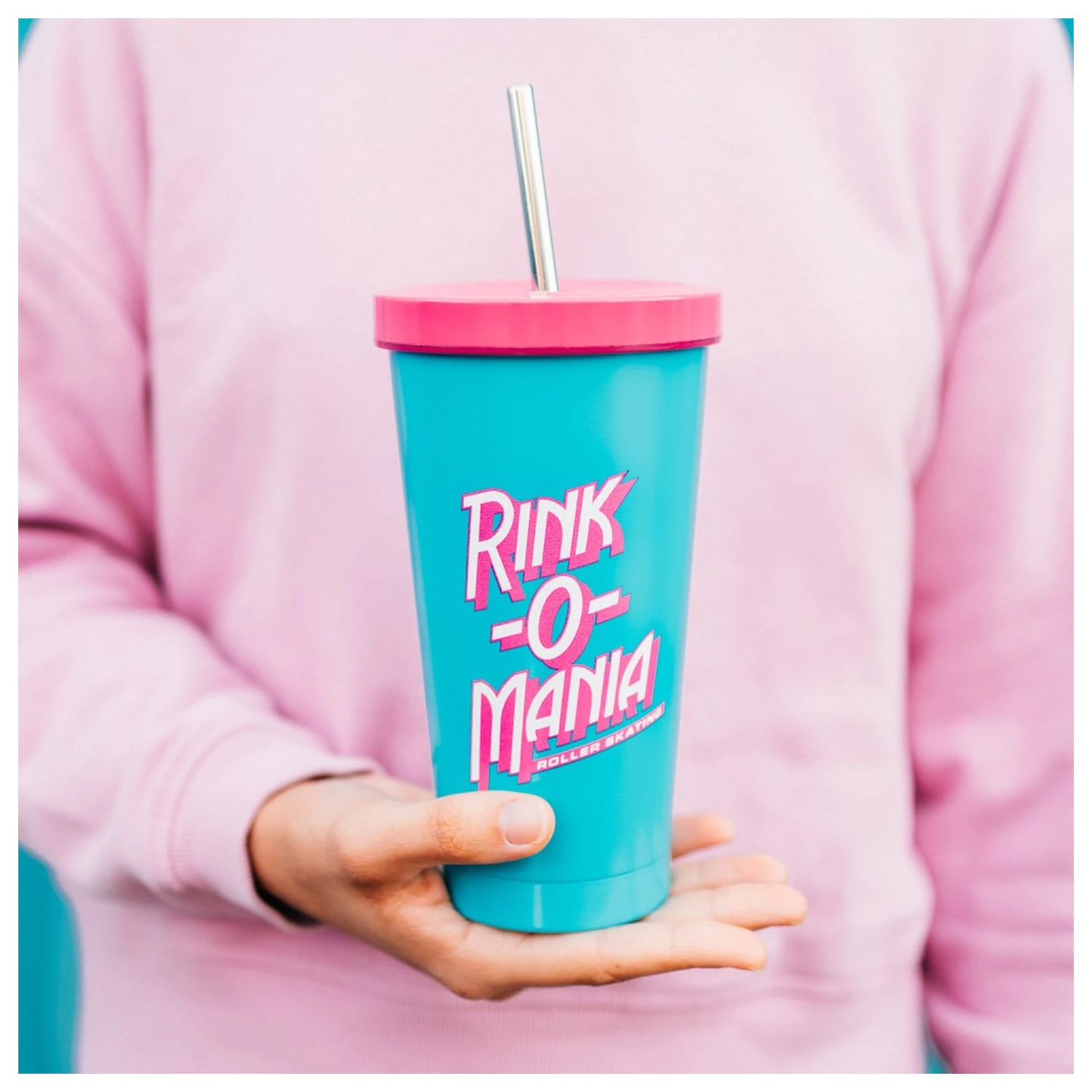 Stranger Things Rink-O-Mania tumbler ze słomką 550 ml zdjęcie produktu