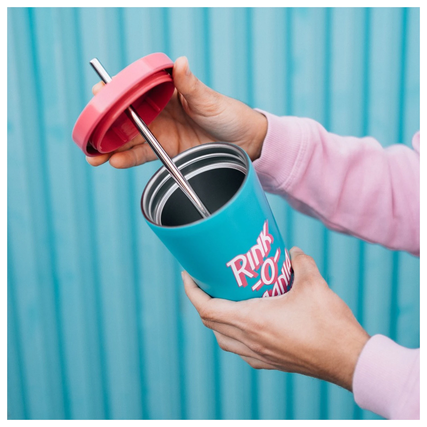 Stranger Things Rink-O-Mania tumbler ze słomką 550 ml zdjęcie produktu