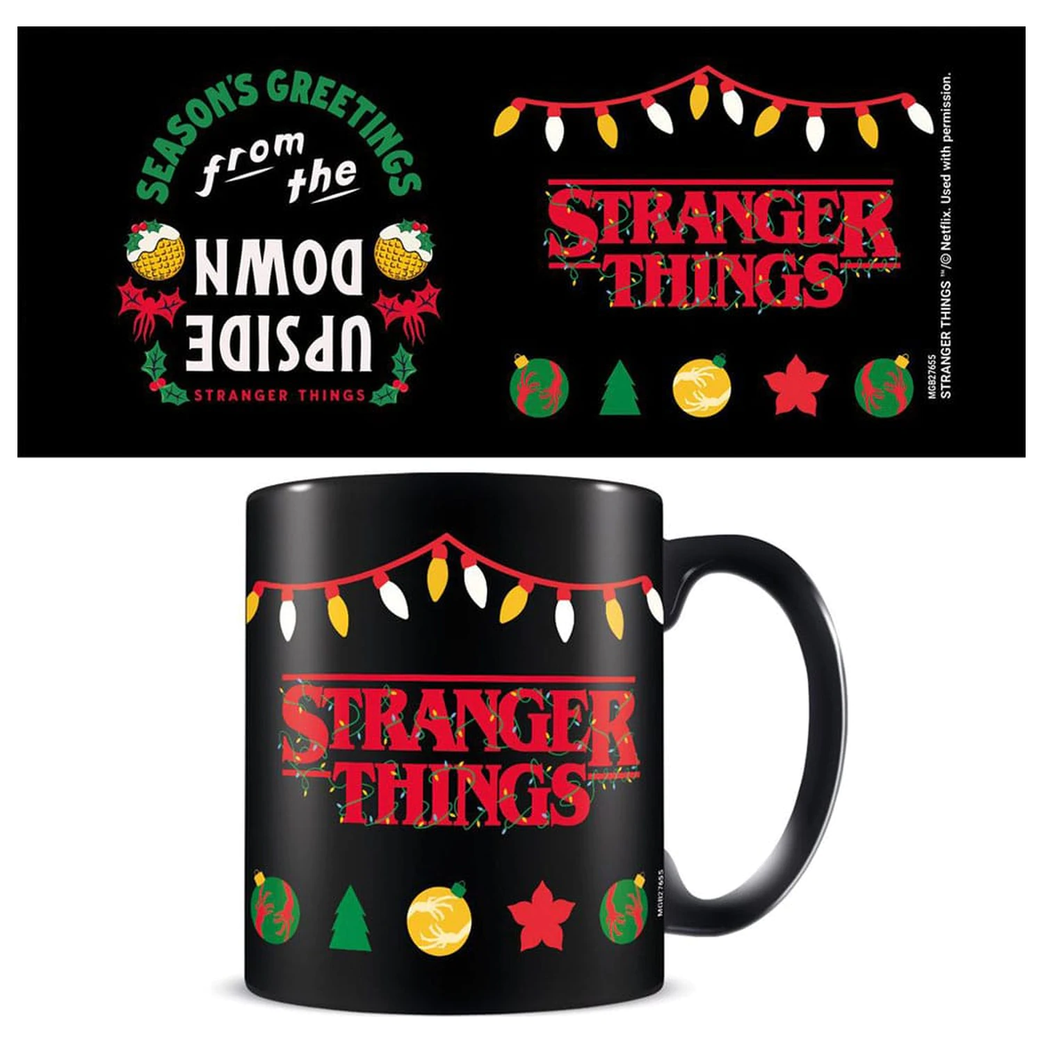 Kubek Stranger Things Seasons Greetings Upside Down zdjęcie produktu