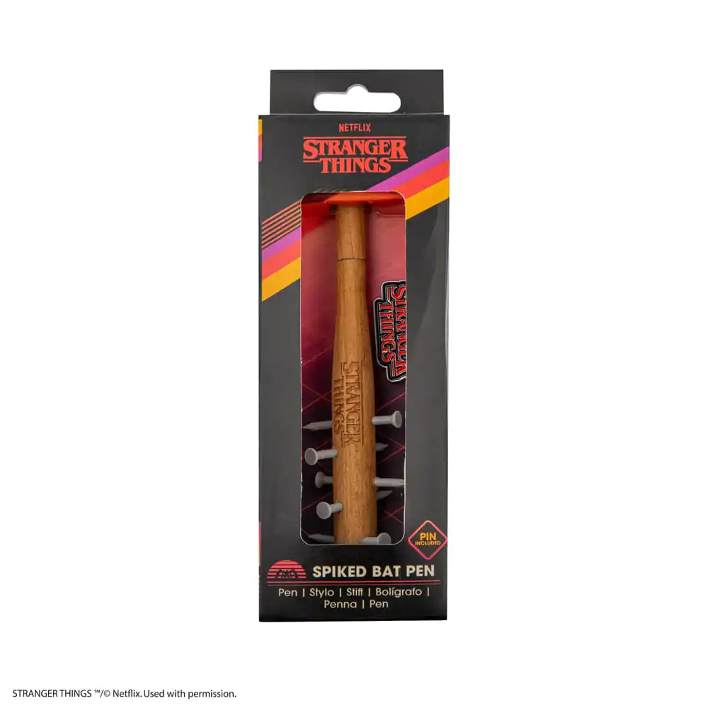 Stranger Things Długopis w Kształcie Kija Bejsbolowego z Kolcami i Przypinka Stranger Things zdjęcie produktu