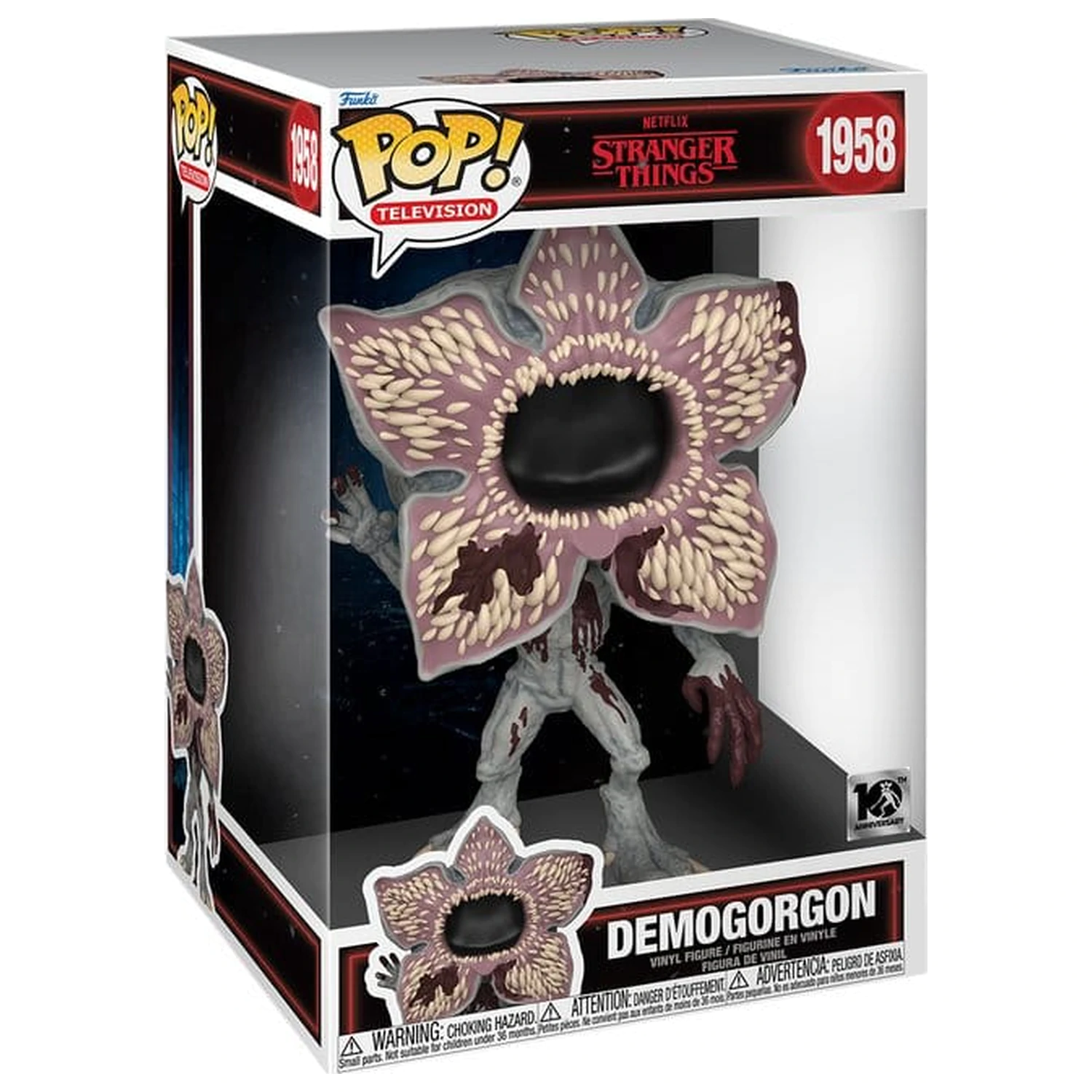Stranger Things Super Sized Jumbo Funko POP! Winylu Figurka Demogorgon 25 cm zdjęcie produktu
