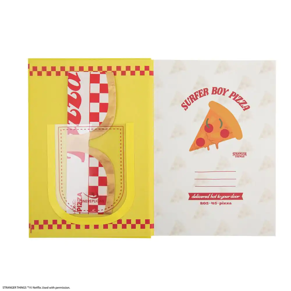 Notatnik Stranger Things Surfer Boy Pizza w twardej oprawie zdjęcie produktu