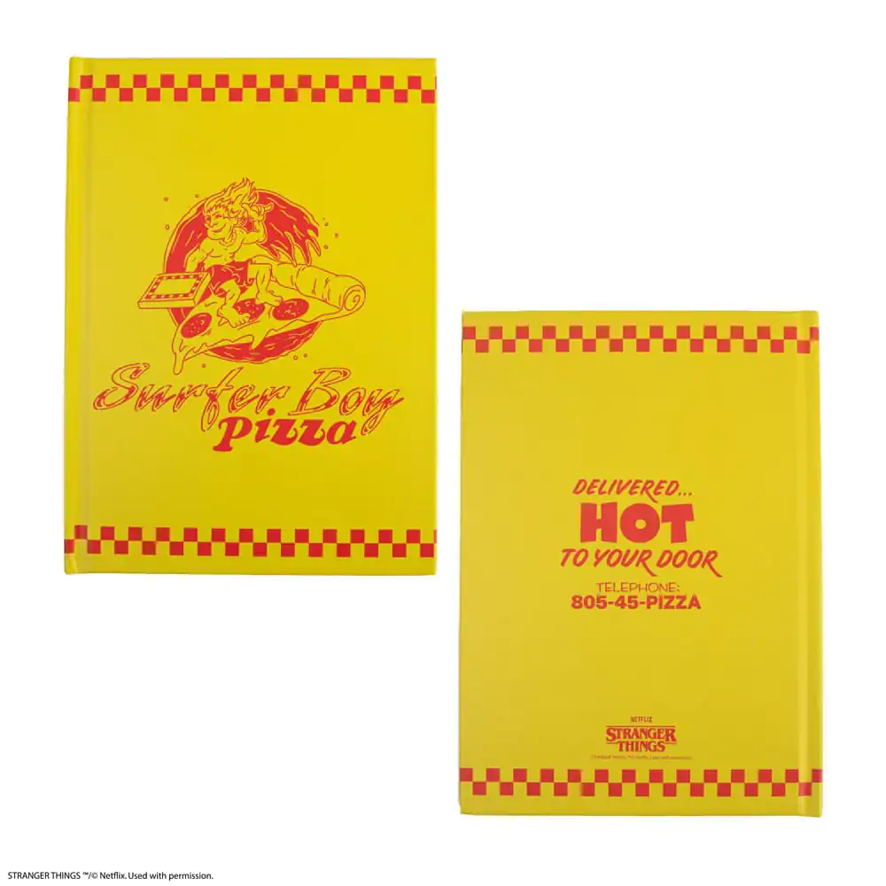 Notatnik Stranger Things Surfer Boy Pizza w twardej oprawie zdjęcie produktu