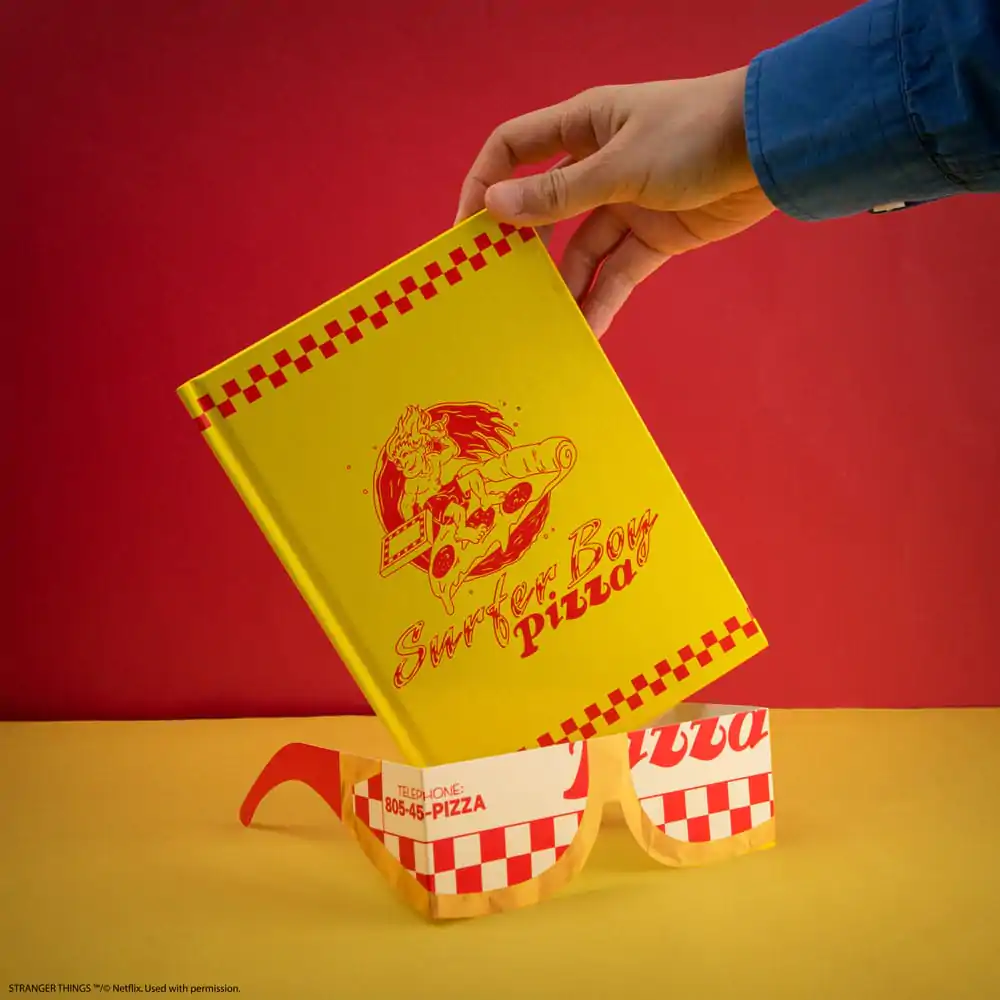Notatnik Stranger Things Surfer Boy Pizza w twardej oprawie zdjęcie produktu