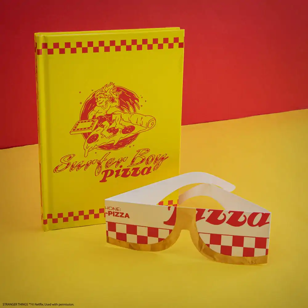 Notatnik Stranger Things Surfer Boy Pizza w twardej oprawie zdjęcie produktu