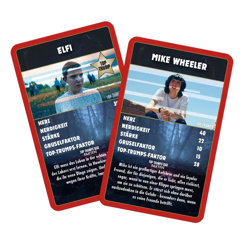 Gra karciana Stranger Things Top Trumps Collectables *Wersja niemiecka* zdjęcie produktu