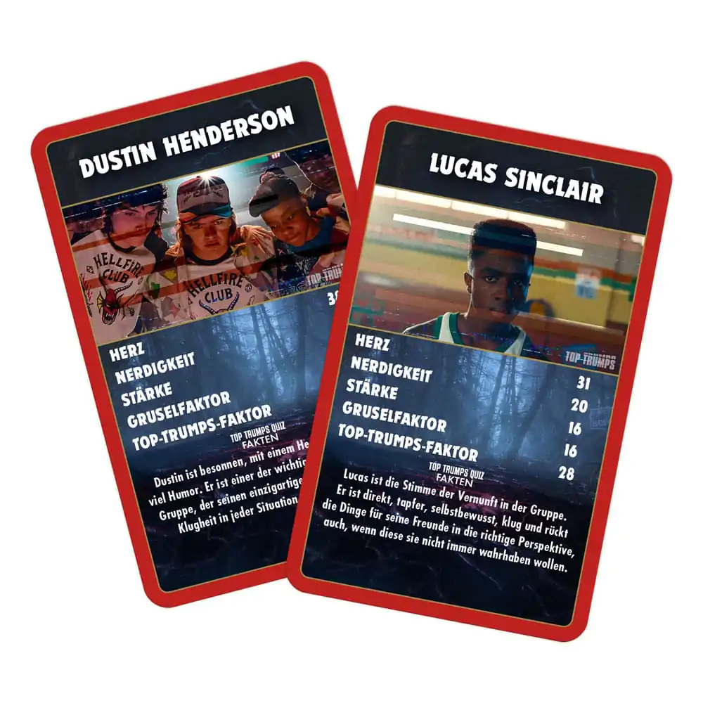 Gra karciana Stranger Things Top Trumps Collectables *Wersja niemiecka* zdjęcie produktu
