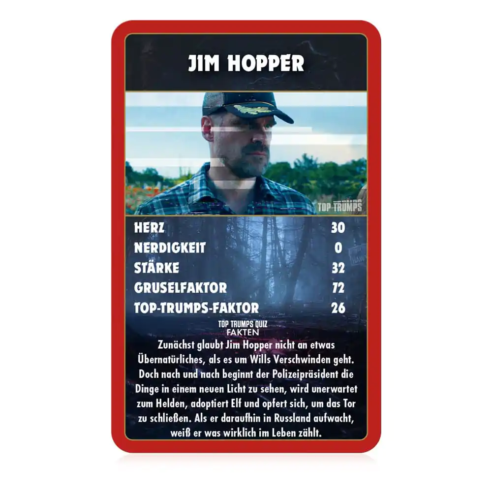 Gra karciana Stranger Things Top Trumps Collectables *Wersja niemiecka* zdjęcie produktu