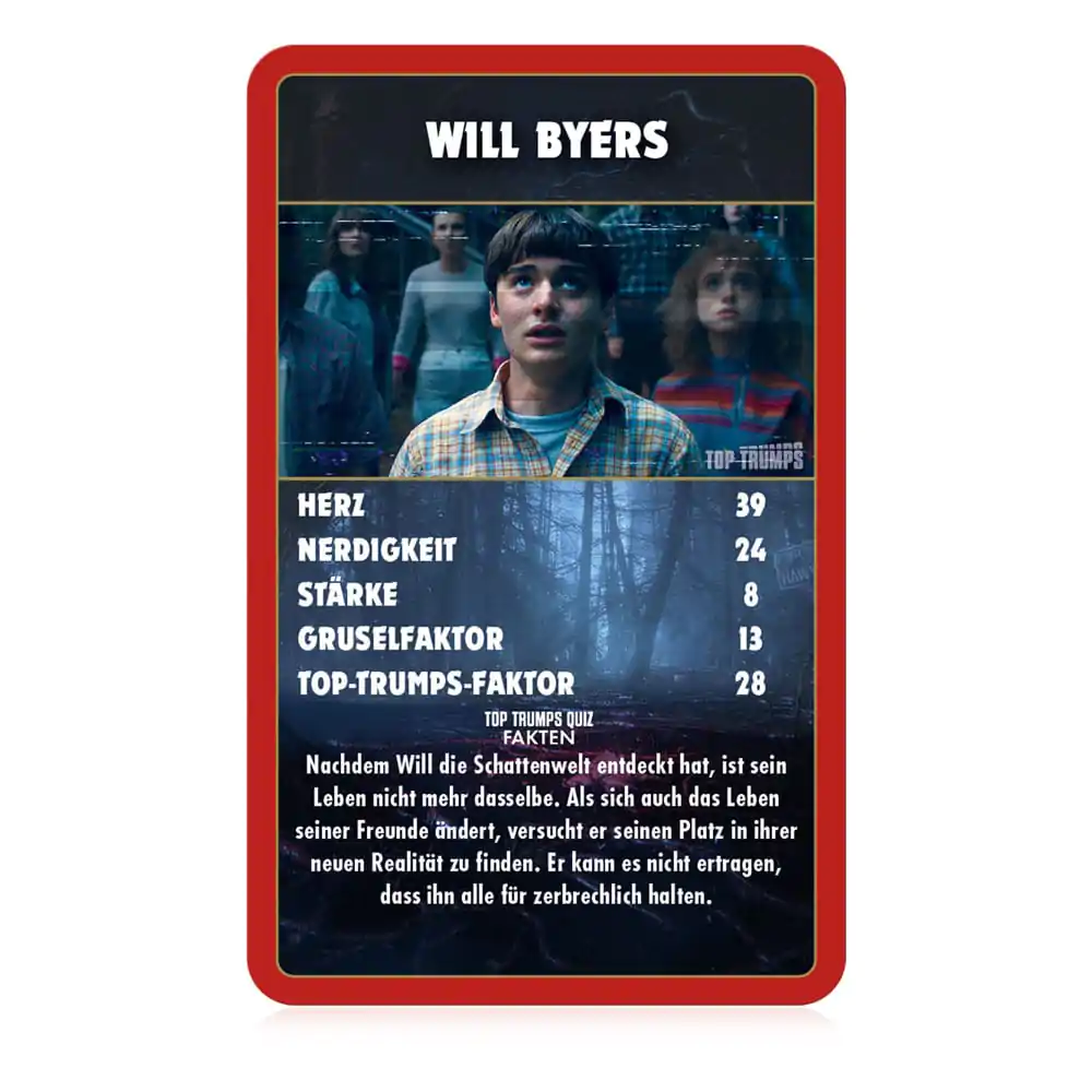 Gra karciana Stranger Things Top Trumps Collectables *Wersja niemiecka* zdjęcie produktu