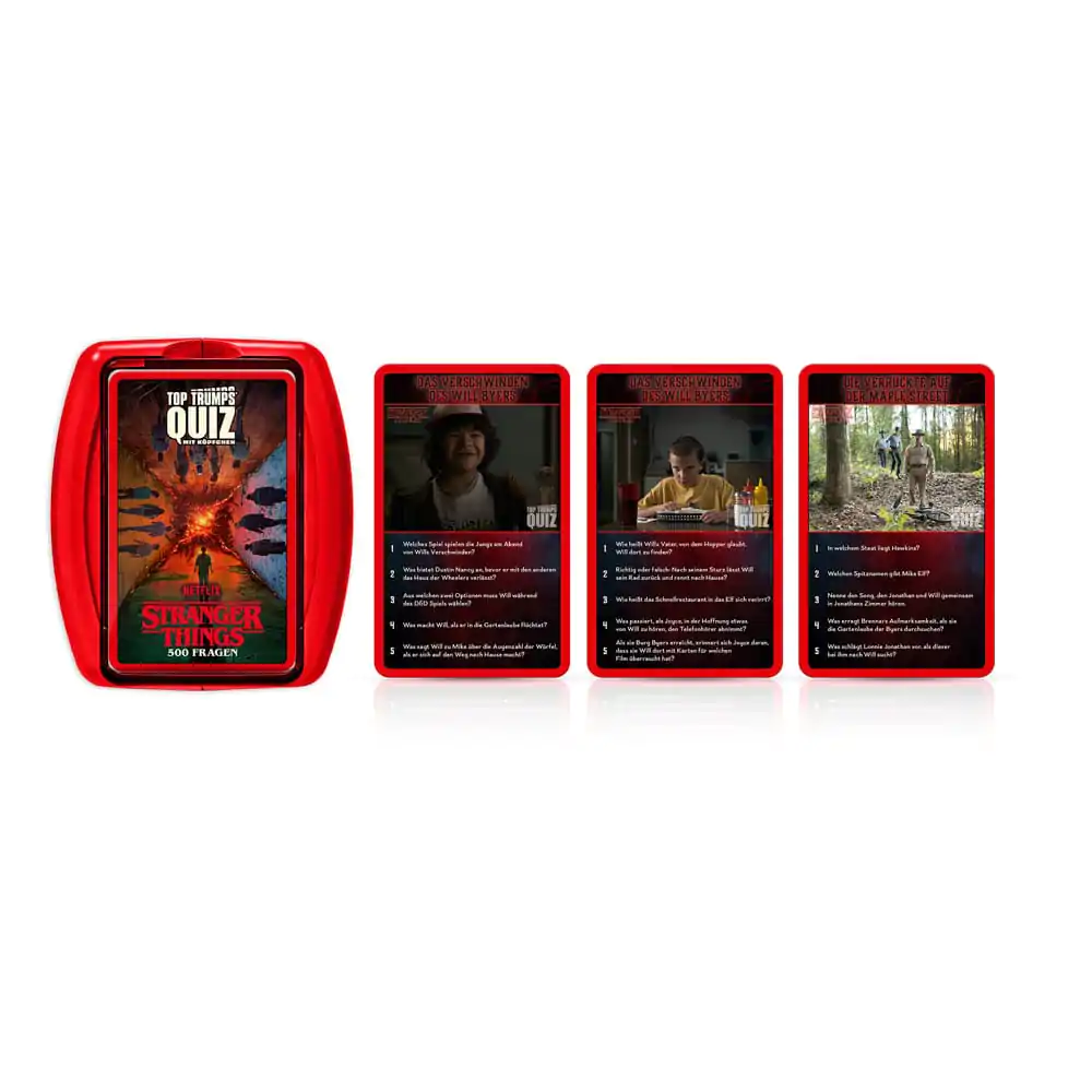 Stranger Things Gra karciana Top Trumps Quiz *Wersja niemiecka* zdjęcie produktu