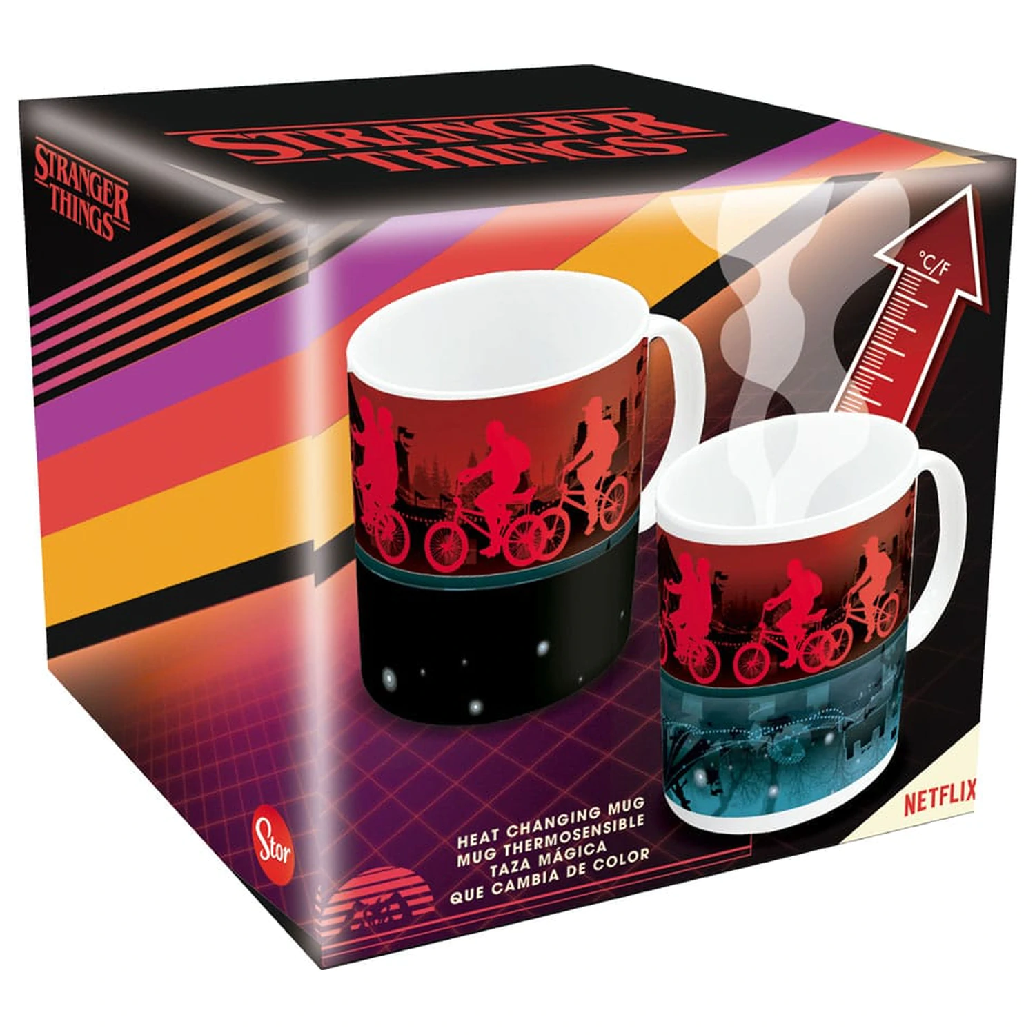 Stranger Things Kubek Zmieniający Kolor Upside Down 325 ml zdjęcie produktu