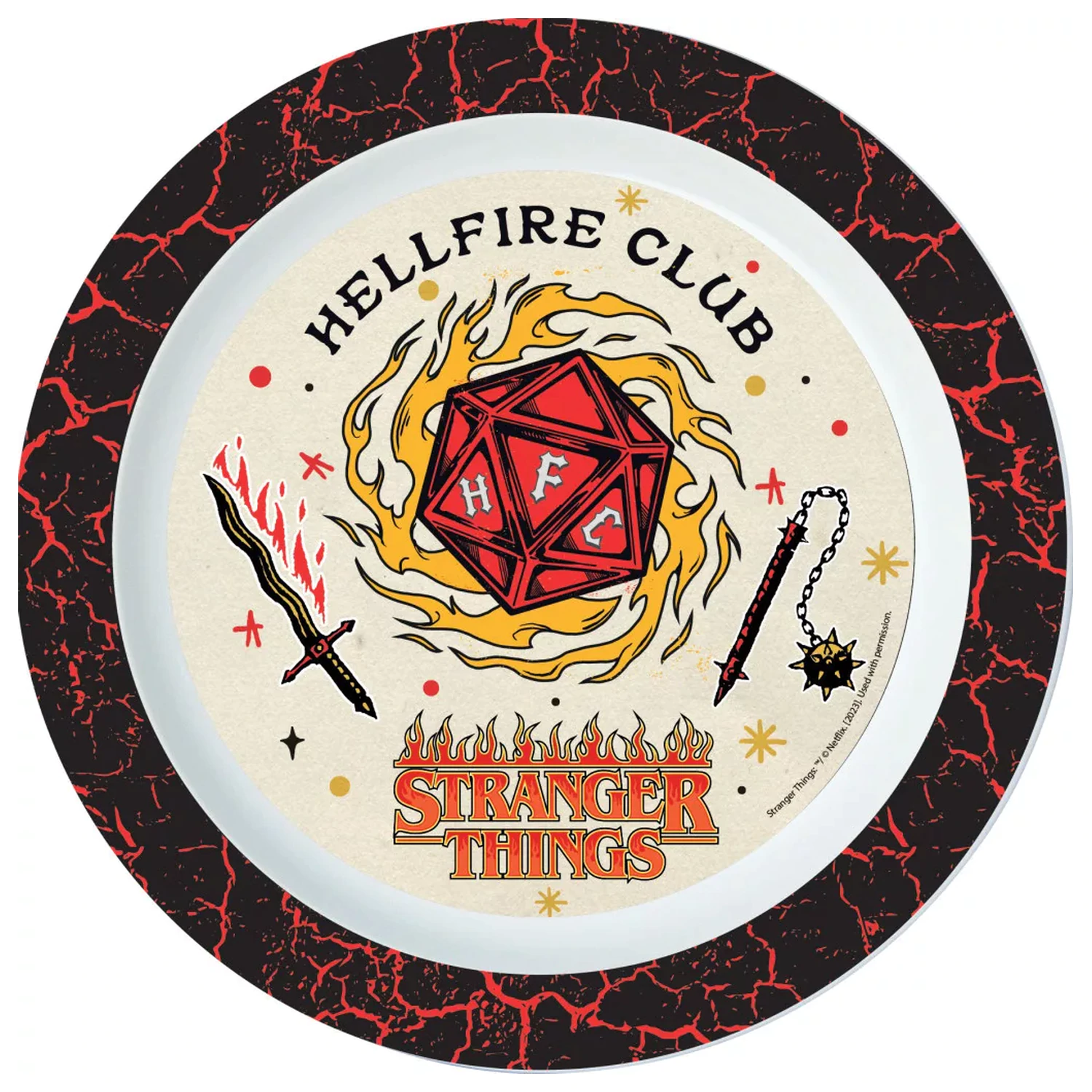 Stranger Things Upside Down mikro płaska płyta 22 cm zdjęcie produktu