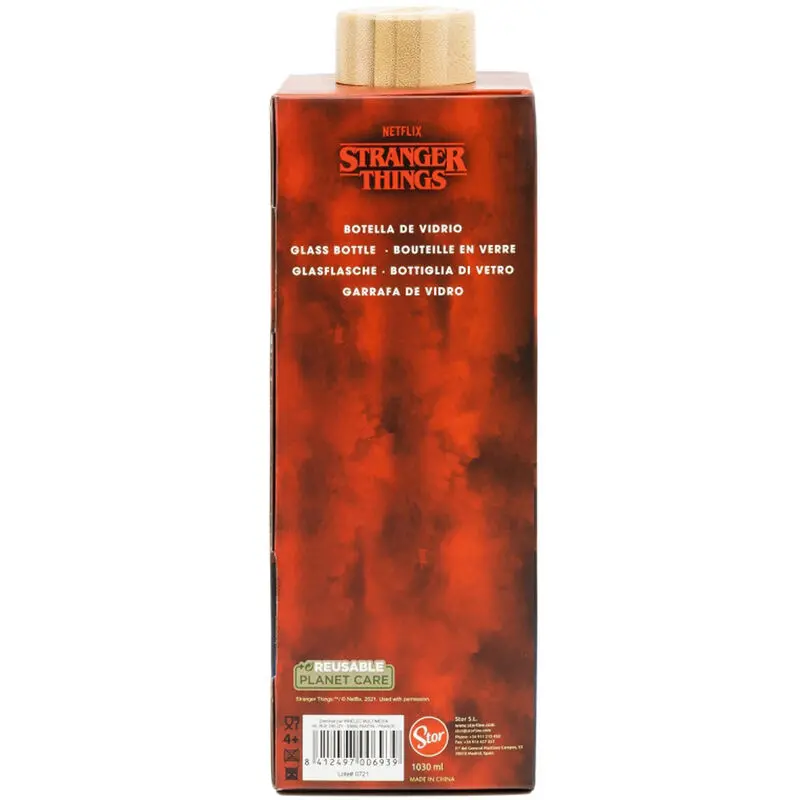 Butelka szklana Stranger Things 1030 ml zdjęcie produktu