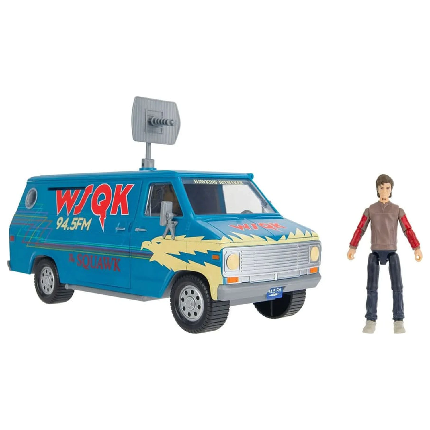 Stranger Things World Of Figure & Vehicle Pojazd z figurką The Squawk van Playset ze Stevem zdjęcie produktu