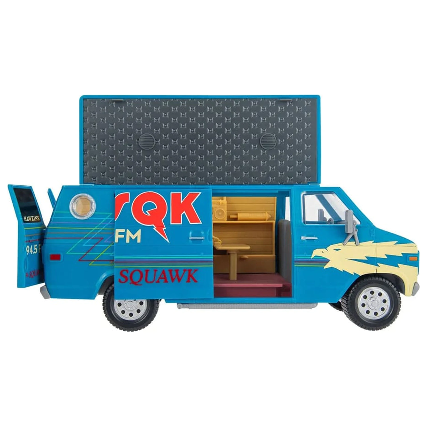 Stranger Things World Of Figure & Vehicle Pojazd z figurką The Squawk van Playset ze Stevem zdjęcie produktu