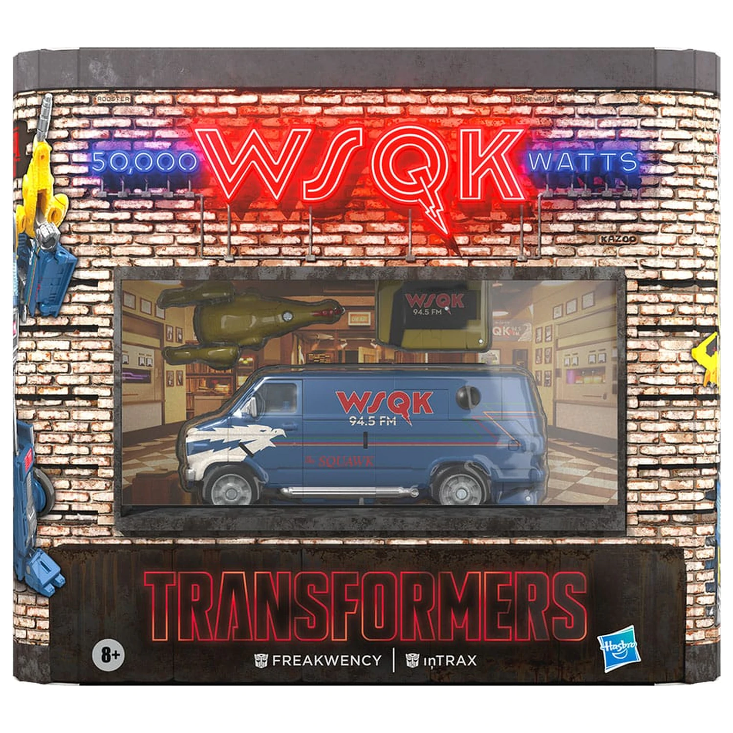 Stranger Things x Transformers Figurki akcji 2-pak Freakwency i 8-Trax 15 cm zdjęcie produktu