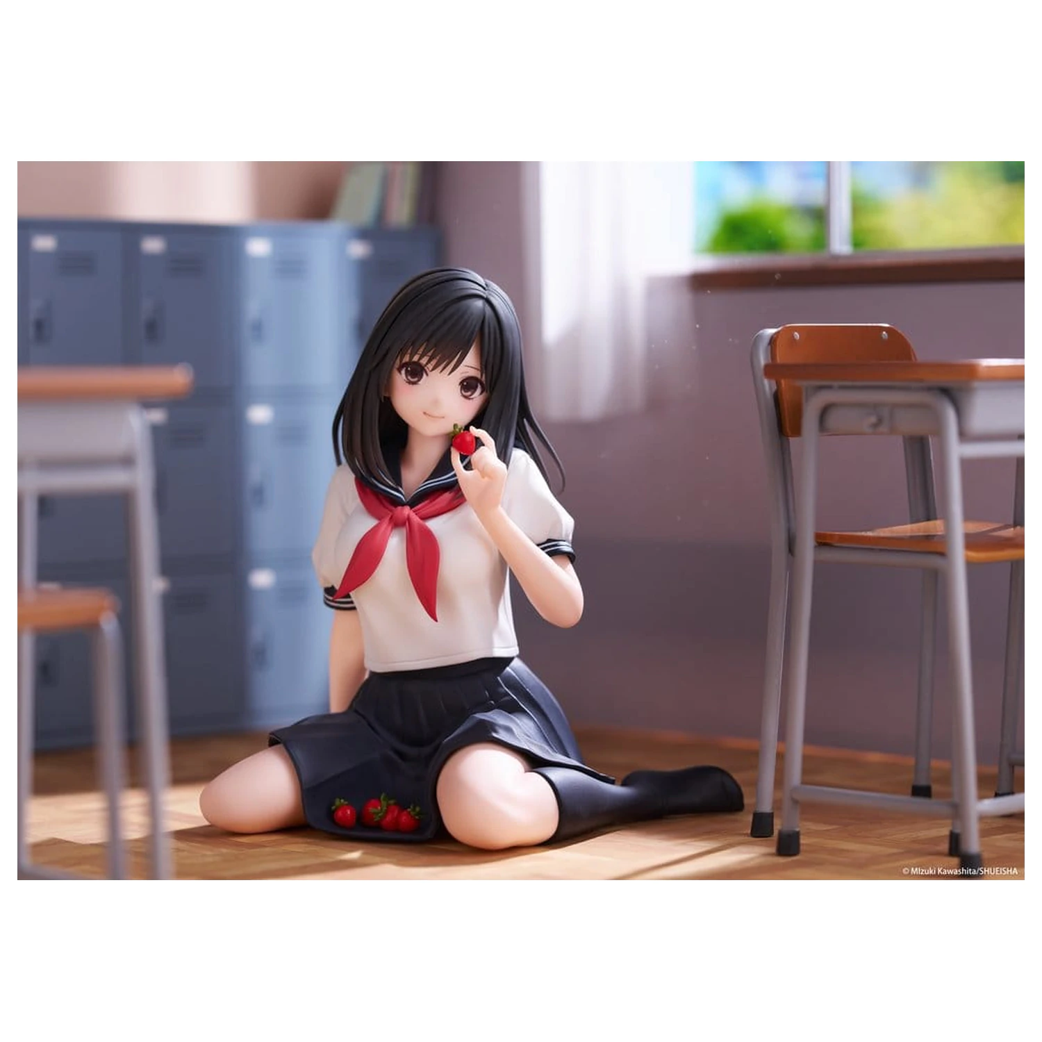 Strawberry 100% Desktop Cute PVC Figurka Aya Tojo (School uniform Ver.) 13 cm zdjęcie produktu