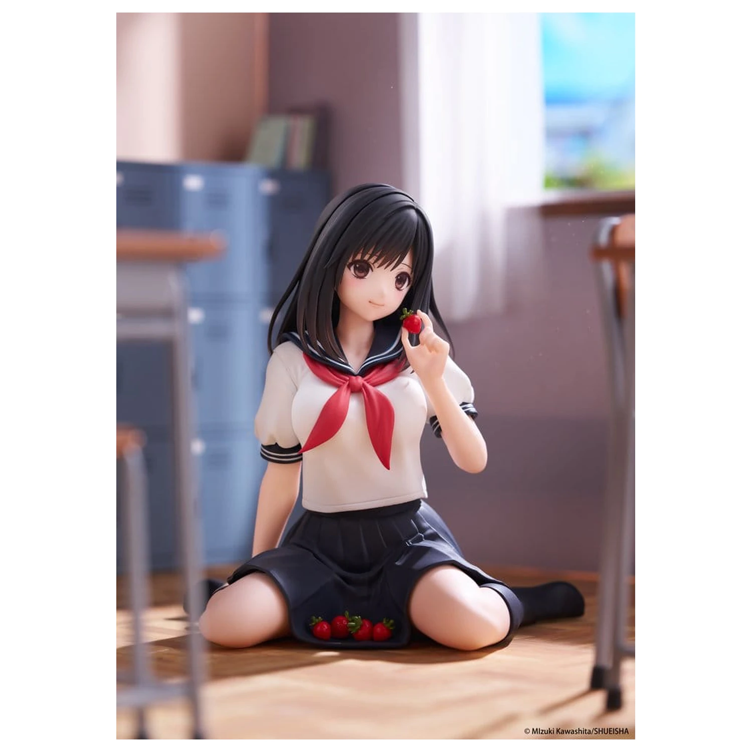 Strawberry 100% Desktop Cute PVC Figurka Aya Tojo (School uniform Ver.) 13 cm zdjęcie produktu
