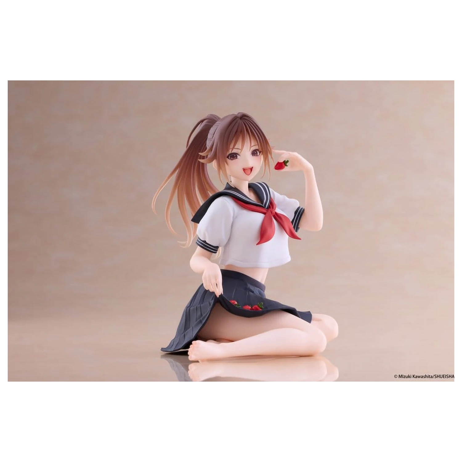 Strawberry 100% Desktop Cute Urocza figurka z PVC Satsuki Kitaoji (School uniform Ver.) 18 cm zdjęcie produktu