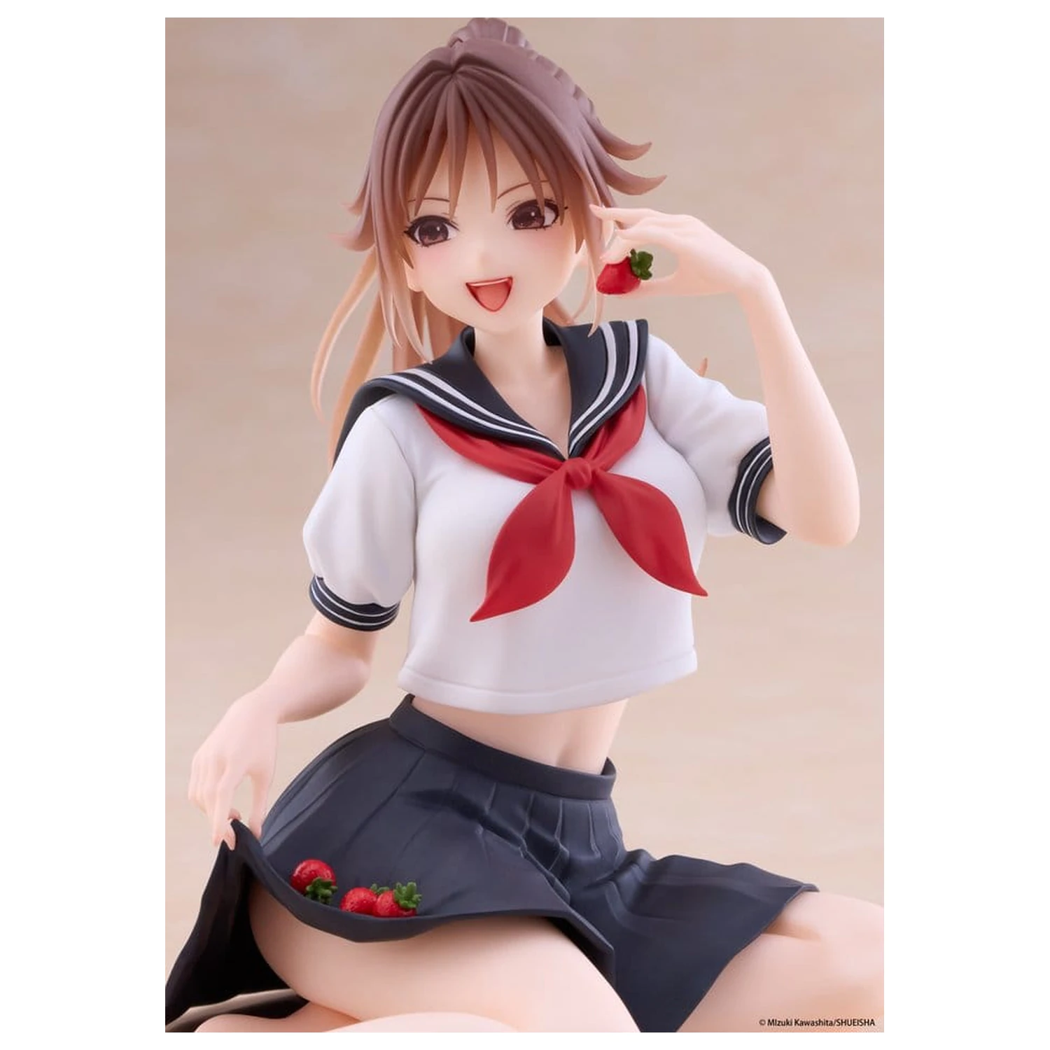 Strawberry 100% Desktop Cute Urocza figurka z PVC Satsuki Kitaoji (School uniform Ver.) 18 cm zdjęcie produktu