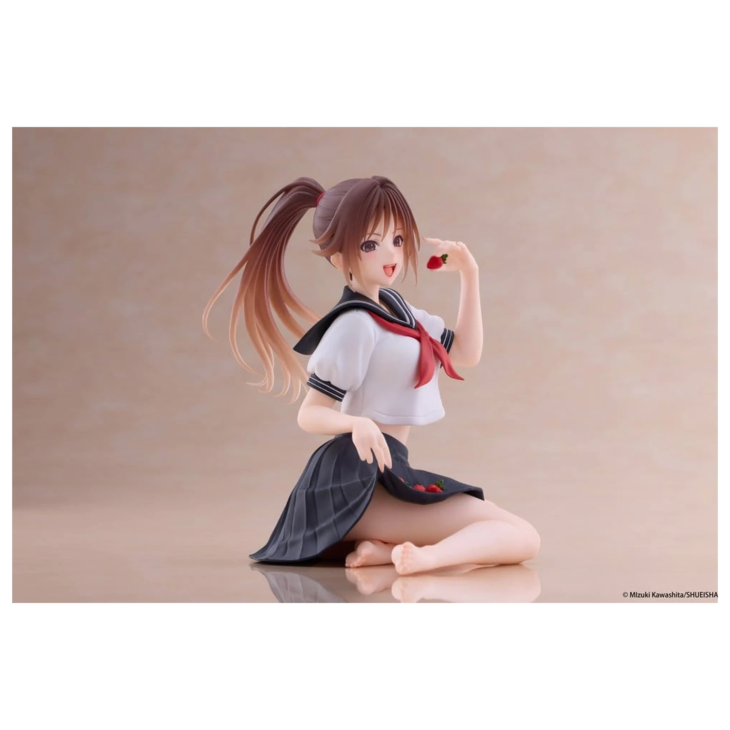 Strawberry 100% Desktop Cute Urocza figurka z PVC Satsuki Kitaoji (School uniform Ver.) 18 cm zdjęcie produktu
