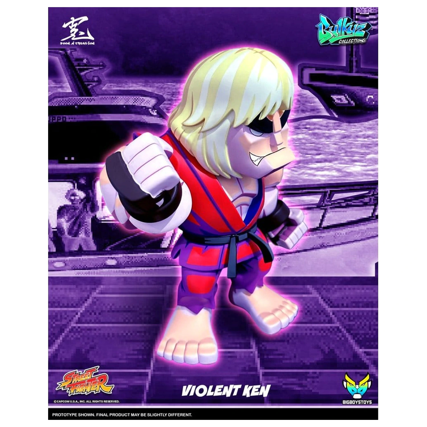 Street Fighter Bulkyz Vinyl Figure Violent Ken 30 cm zdjęcie produktu