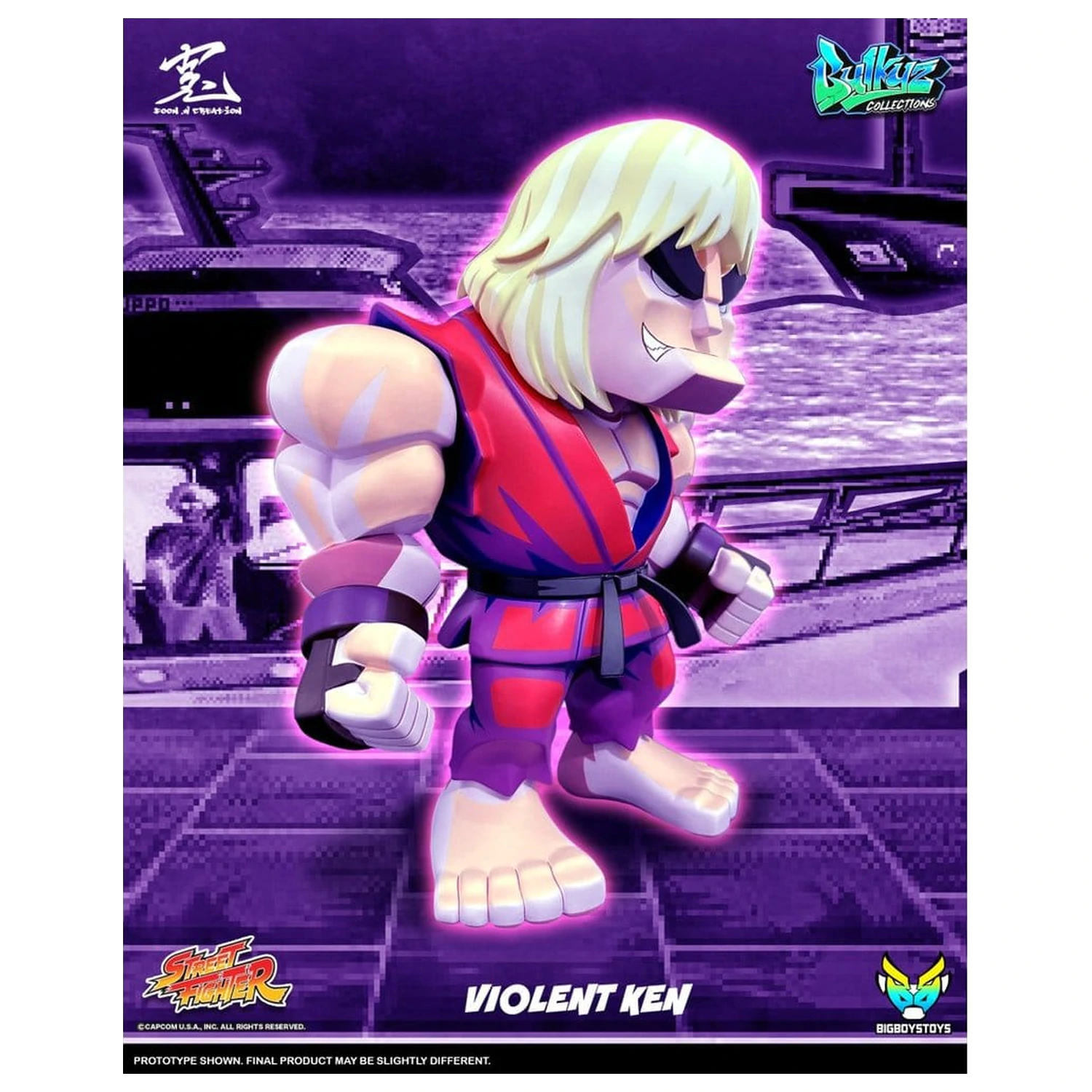 Street Fighter Bulkyz Vinyl Figure Violent Ken 30 cm zdjęcie produktu