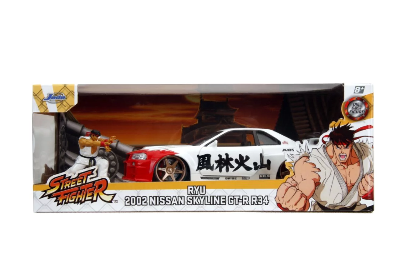 Street Fighter Diecast Model 1/24 Nissan Skyline GTR zdjęcie produktu
