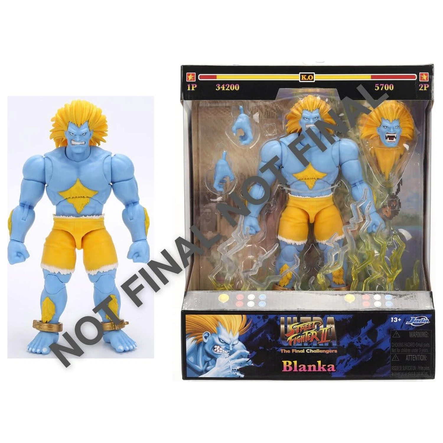 Street Fighter II Action Figure Blanka P2 19 cm zdjęcie produktu
